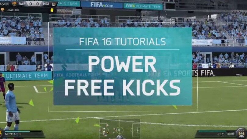 Fifa 16, video tutorial: come segnare tirando di potenza le punizioni