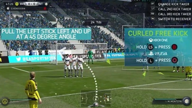 Fifa 16, video tutorial: punizioni di precisione senza segreti