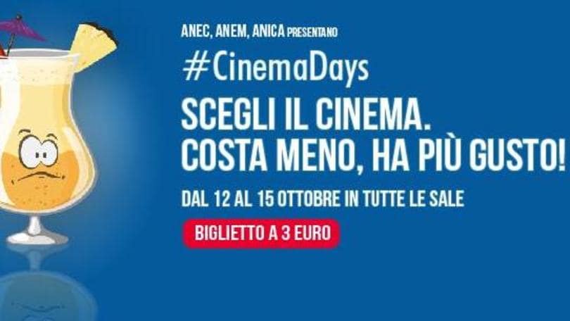Il mondo dello spettacolo sostiene CinemaDays