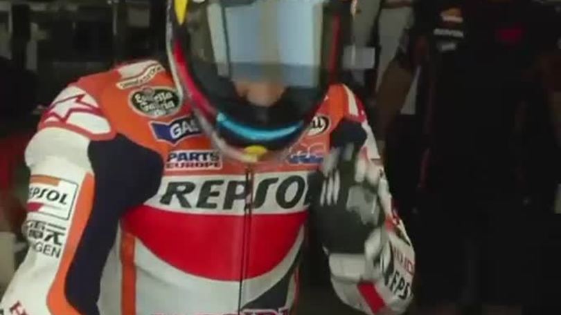Gp Aragon: Marquez in pole, Rossi solo sesto