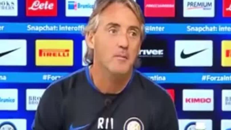 Mancini: "L'Inter gioca male? Non m'importa"