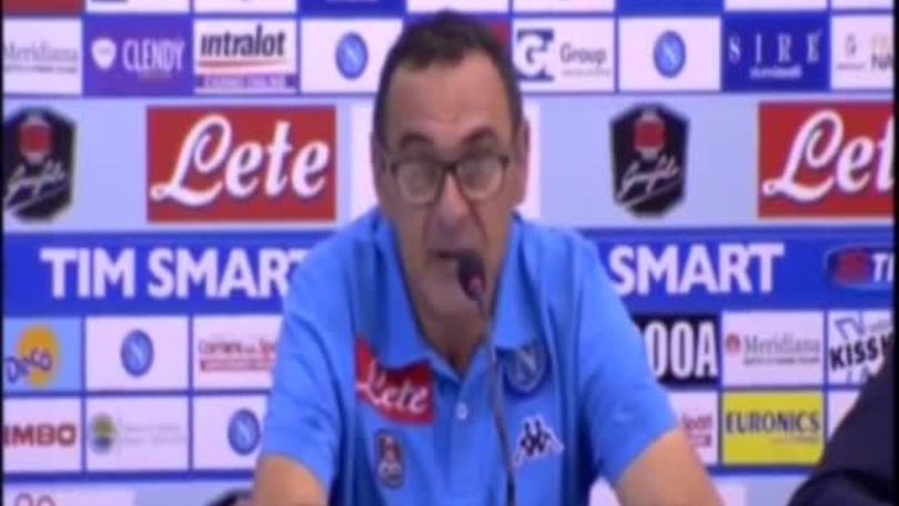 Sarri: "Classifica? E' più importante aver conquistato i tifosi"
