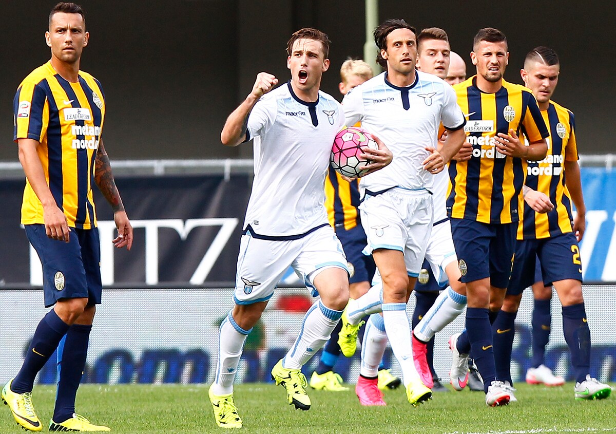 Verona-Lazio 1-2, biancocelesti vincono con Biglia e Parolo