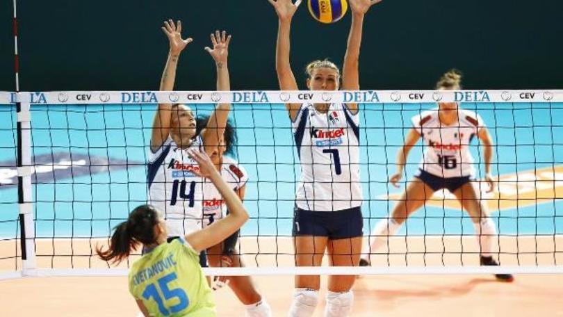 Volley: Europei Femminili, l'Italia supera la Slovenia