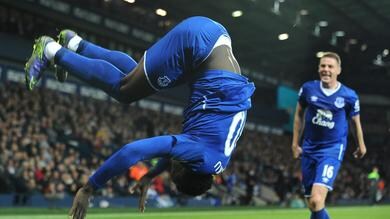 Lukaku, doppietta e capriola per la rimonta Everton