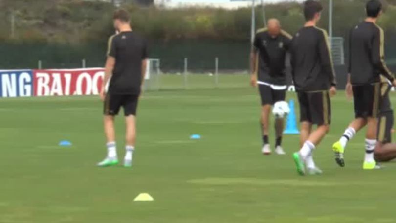 La Juve si prepara per il Siviglia: c'è Khedira