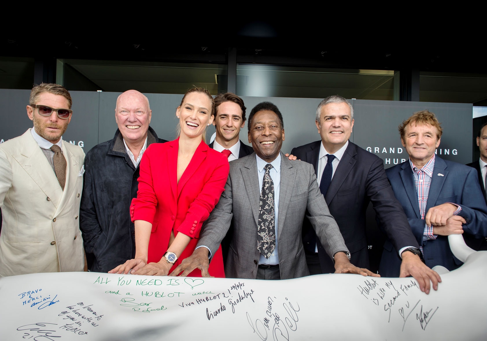 Bar Refaeli all’inaugurazione della seconda manifattura Hublot