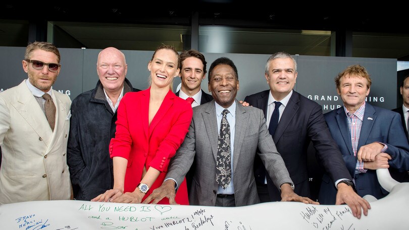 Bar Refaeli all’inaugurazione della seconda manifattura Hublot
