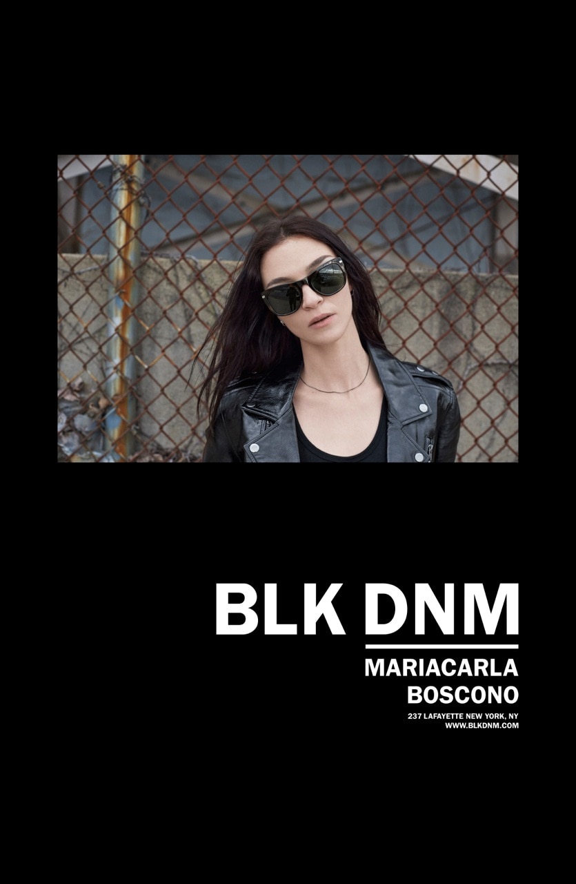 Mariacarla Boscono per Blk Dnm