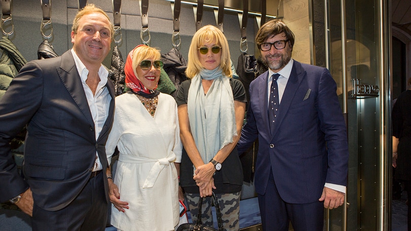 L'evento di inaugurazione del primo negozio Herno a Roma
