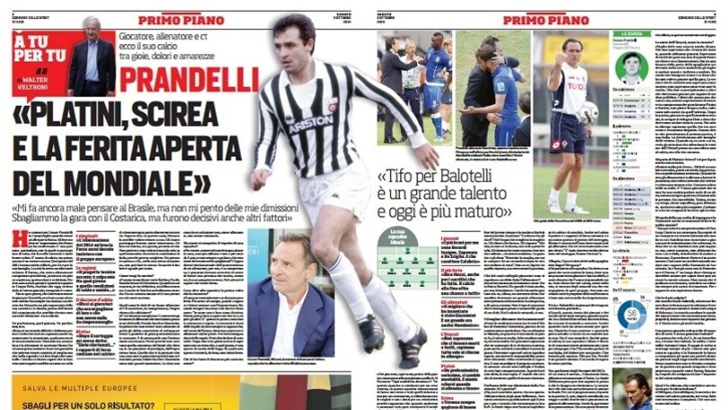 Prandelli: «Platini, Scirea e la ferita aperta del Mondiale»