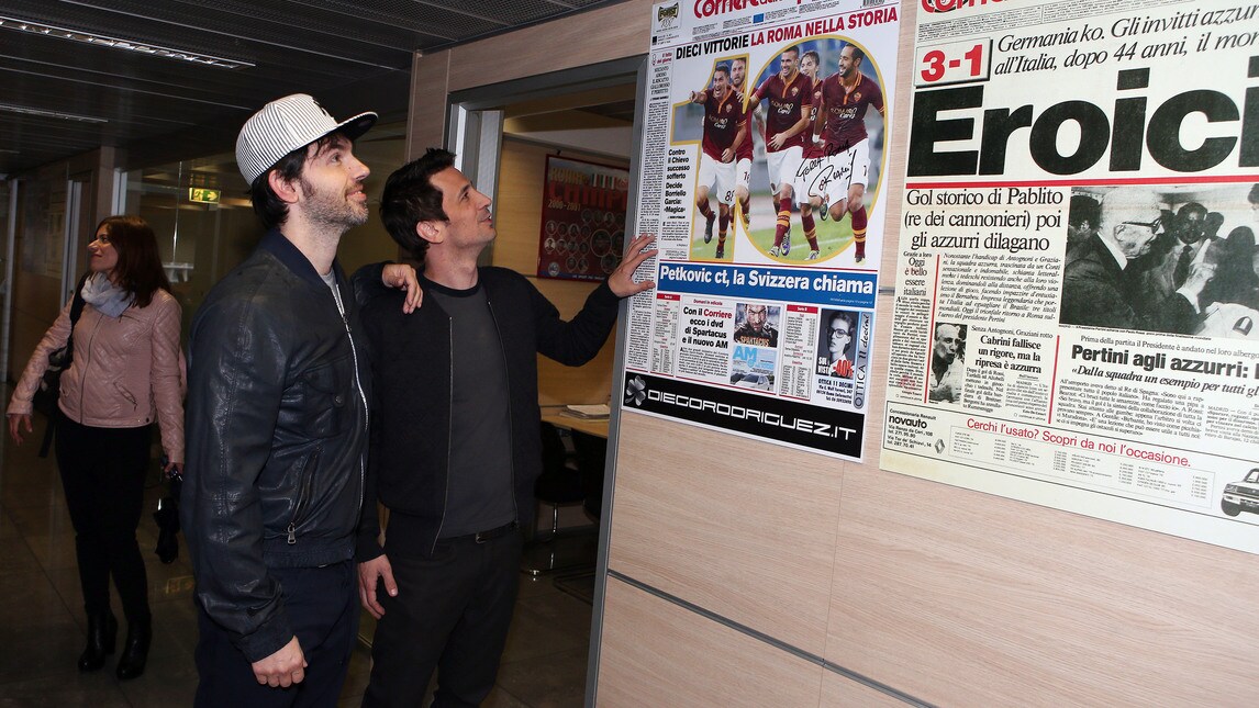 Gli Zero Assoluto ospiti al Corriere dello Sport-Stadio