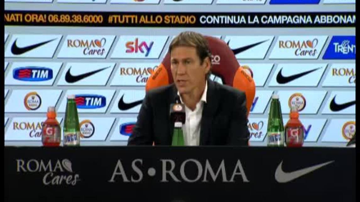 Garcia: "Mai pentito di essere rimasto alla Roma"