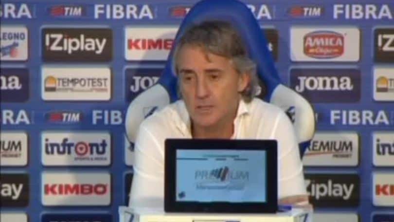Mancini:"Il 4-2-3-1 o 4-3-3 quando Biabiany e Ljajic saranno al top"