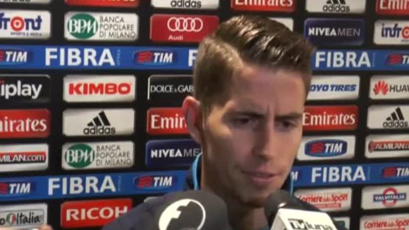 Jorginho: "Non abbiamo fatto la partita perfetta"
