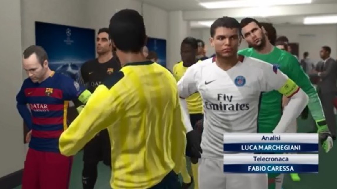 PES 2016, l'emozionante intro della Champions League