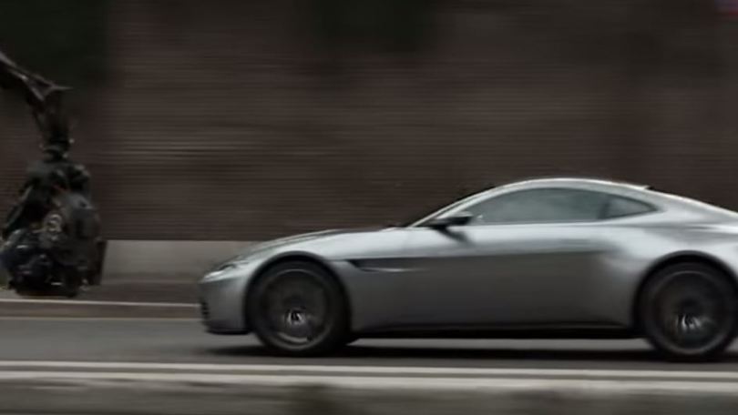 Aston Martin DB10 sul set di Spectre