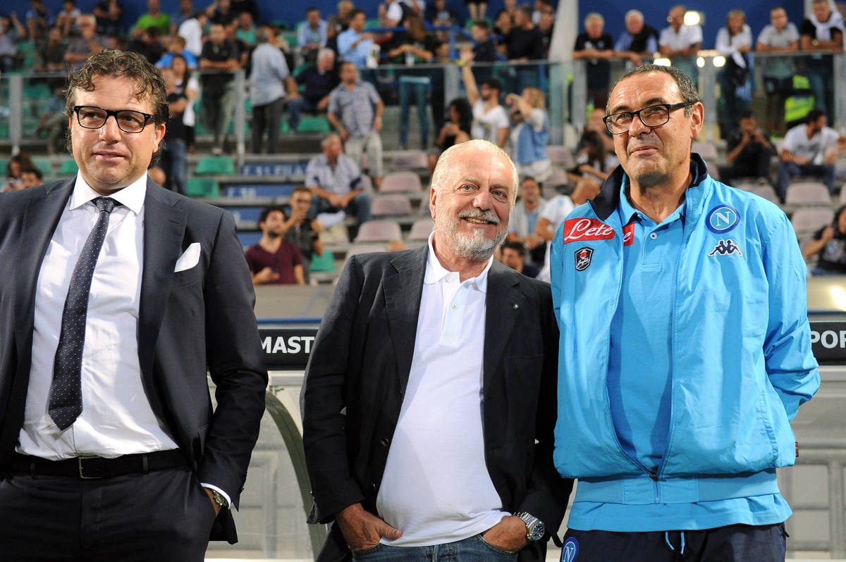 De Laurentiis: Sarri ha un'opzione per 5 anni