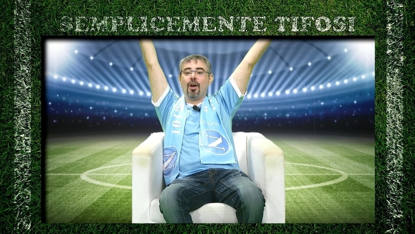Poker al Milan, tutte le esultanze del tifoso del Napoli
