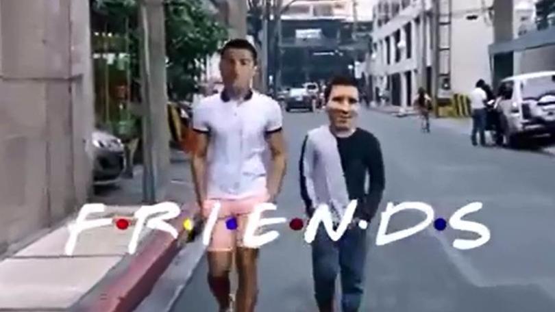 Messi e Ronaldo "Friends". La parodia sul web