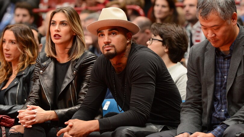 Melissa Satta in prima fila agli NBA Global Games di Milano