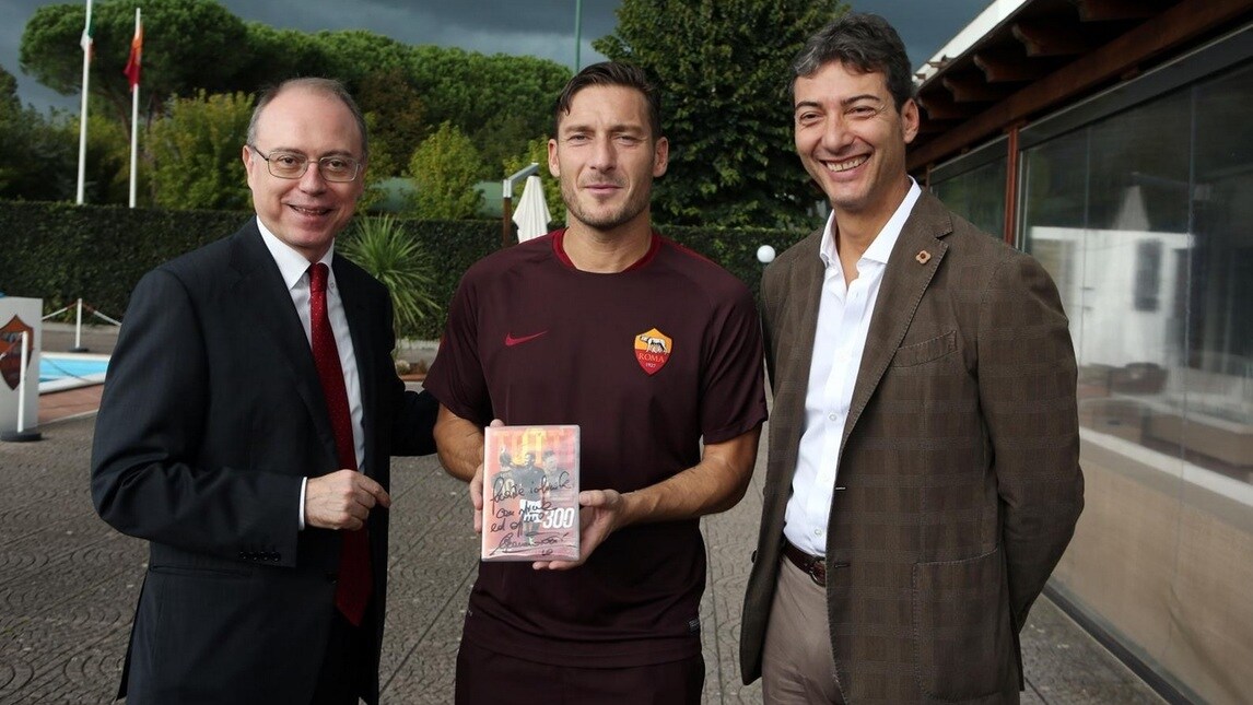 Totti va a 300 la consegna del DVD