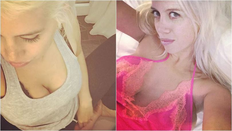 Wanda Nara, oops e trasparenze su Instagram