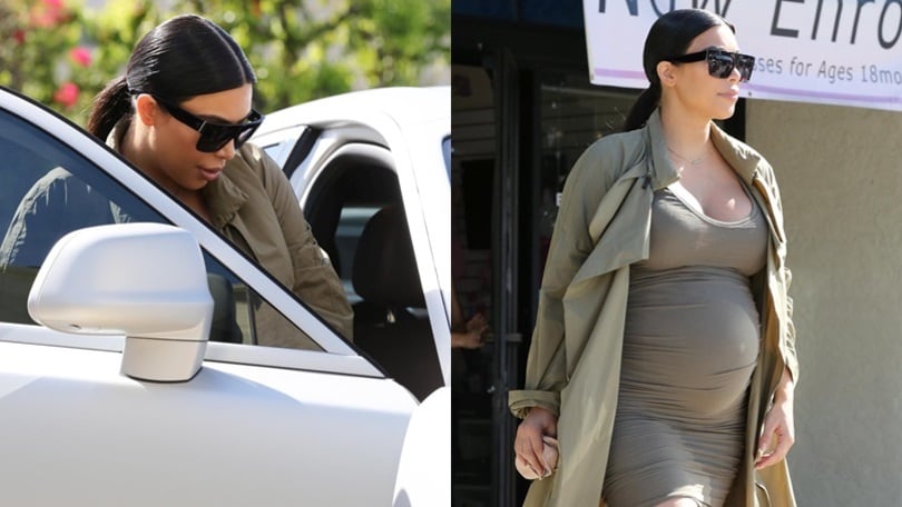 Kim Kardashian: forme generose per la dolce attesa
