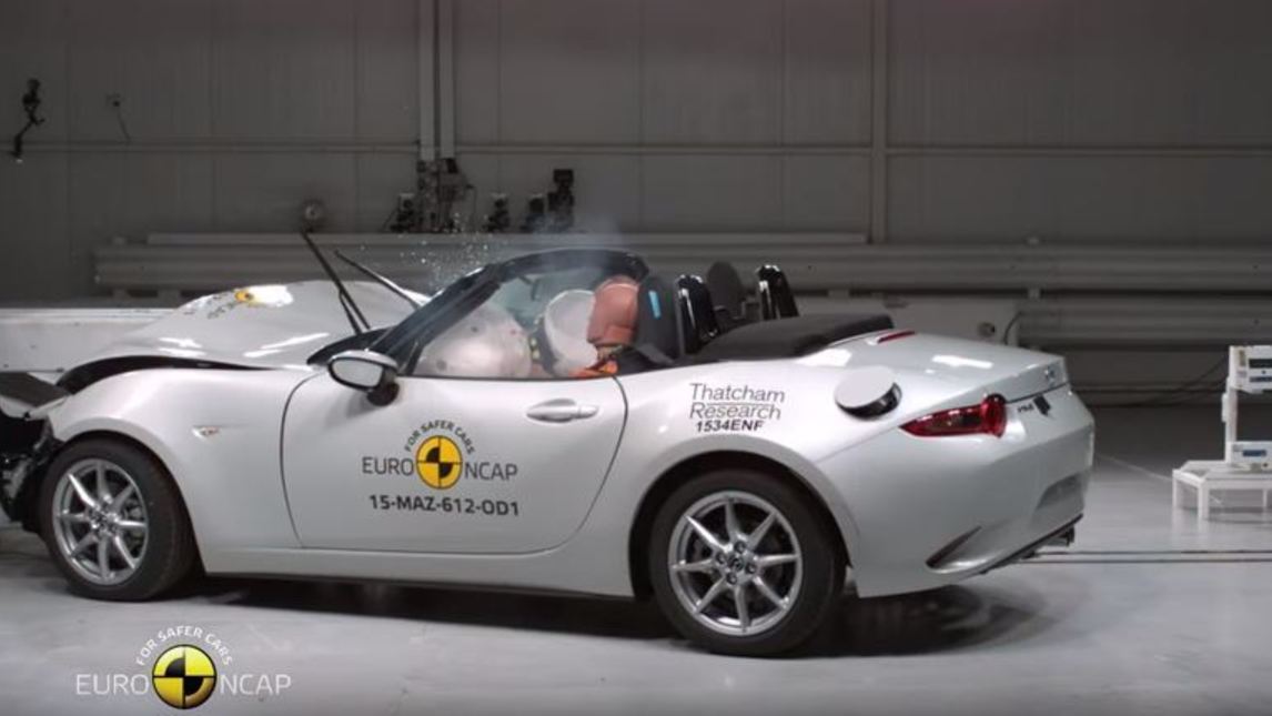 Crash Test, 4 stelle per la Mazda MX5