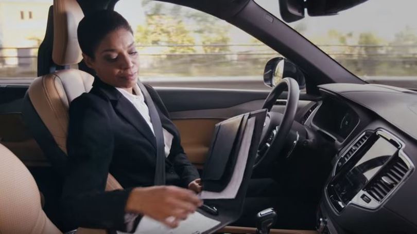 Guida autonoma, il prototipo di Volvo XC90