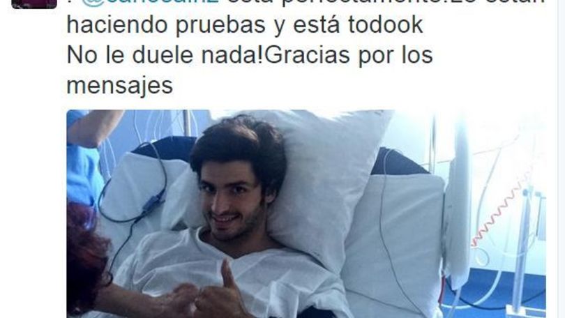 F1 Sochi, Fia: «Sainz sta bene, in ospedale per accertamenti»
