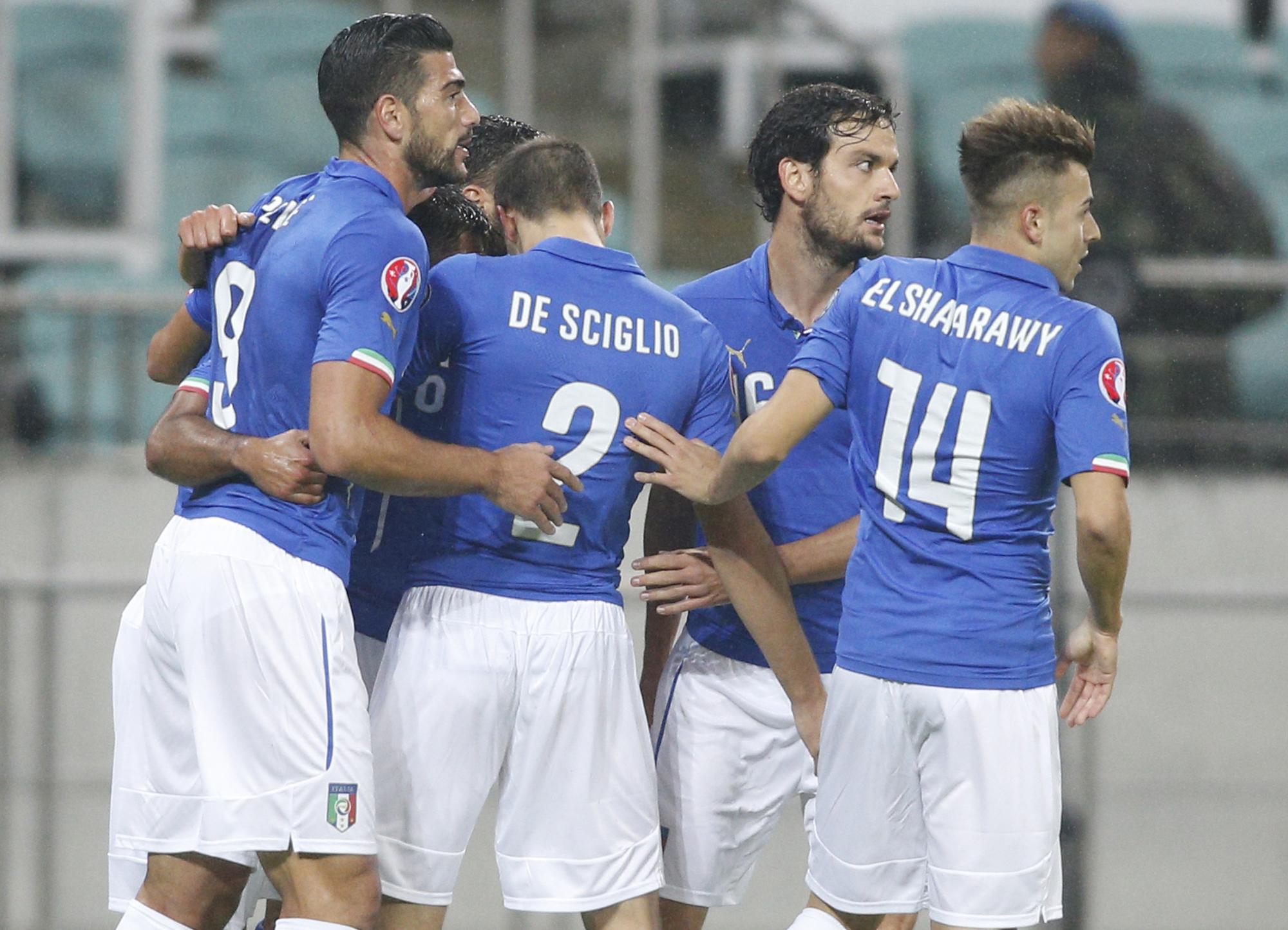 Azerbaigian-Italia 1-3: Eder, El Shaarawy e Darmian portano gli azzurri a Euro 2016