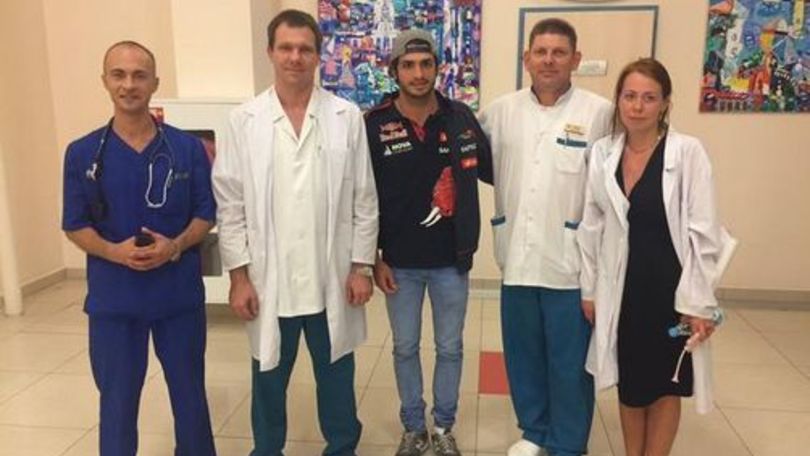F1 Toro Rosso, Sainz fuori dall'ospedale: «Grazie a tutti»