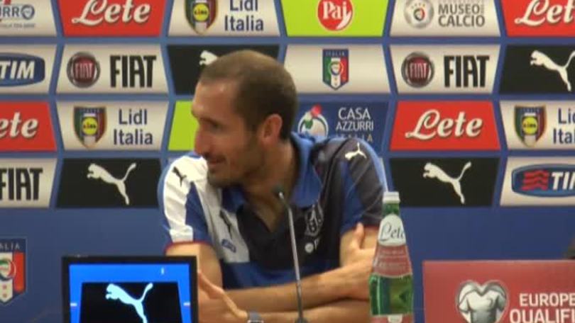 Chiellini: "Conte? Spero di averlo sempre al mio fianco"