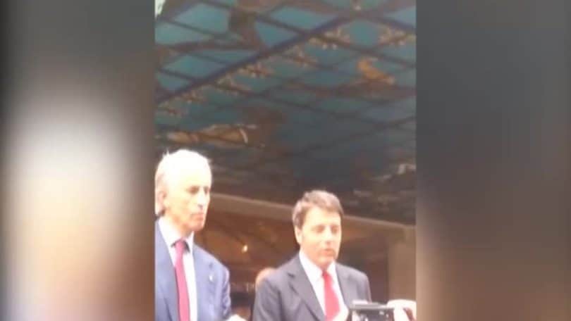 Roma, Renzi a pranzo con la Nazionale
