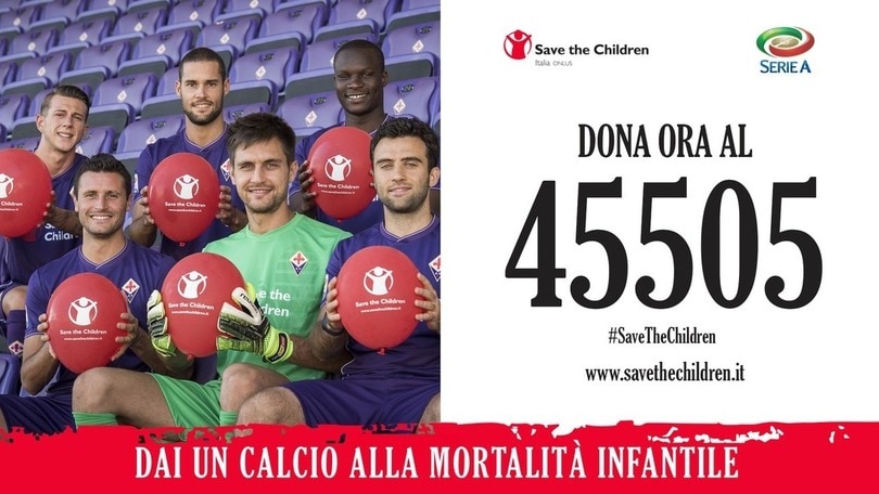 La Fiorentina per Save the Children