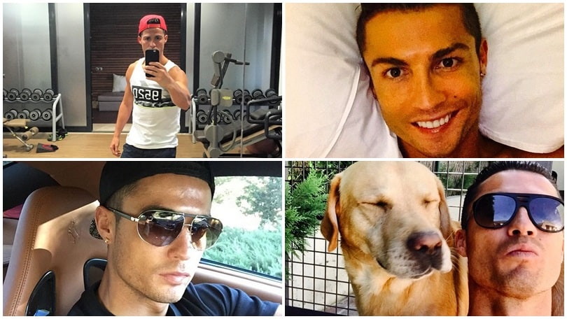 Cristiano Ronaldo maestro di selfie. Tutte le pose di CR7