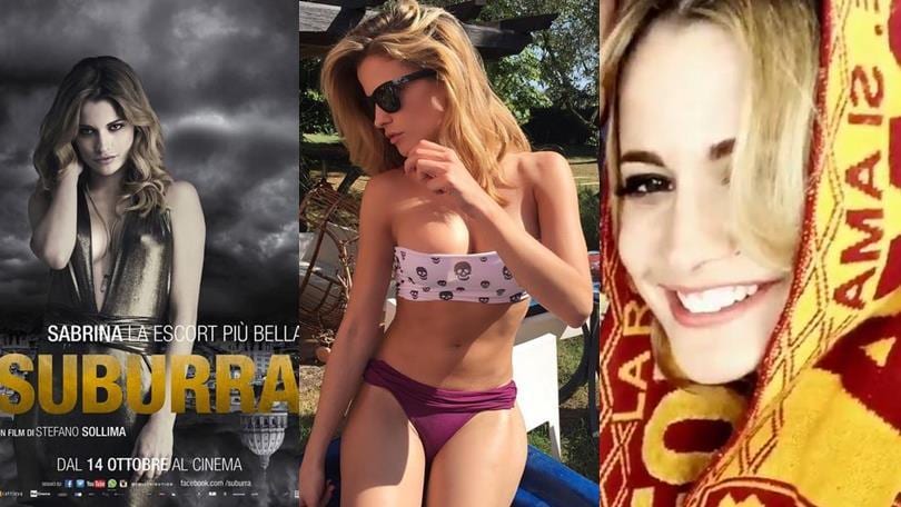 Bella e giallorossa. Ecco Sabrina di Suburra