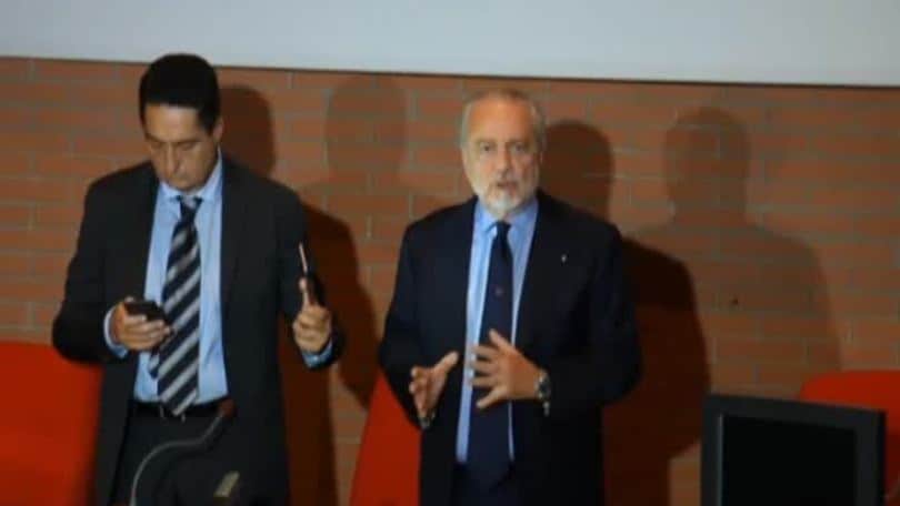 De Laurentiis si sfoga: "Il comune di Napoli è interista"