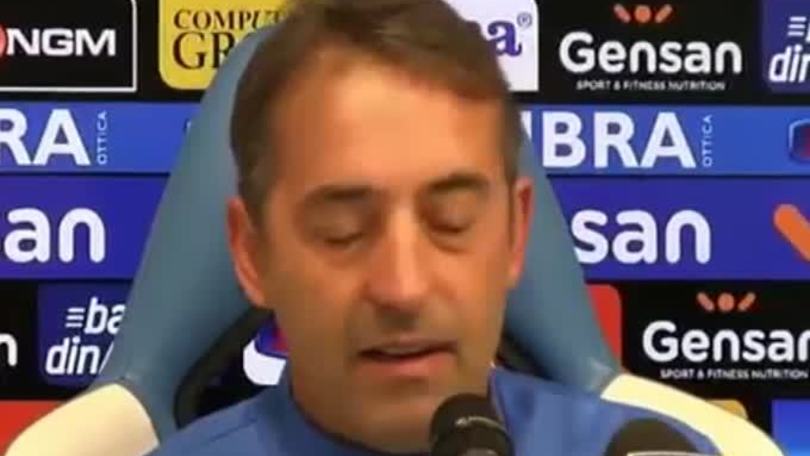 Giampaolo: "Roma? Non fasciamoci la testa"