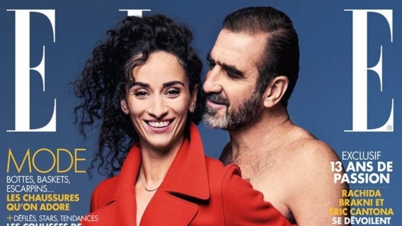 Cantona nudo a 49 anni su Elle