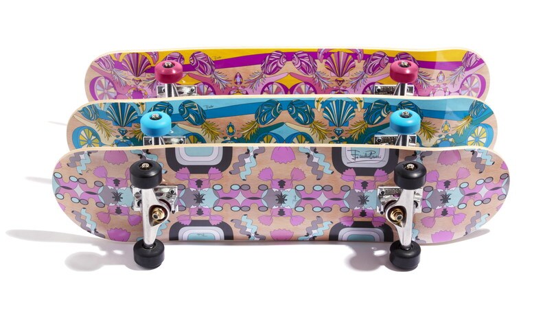 Gli skateboard di Emilio Pucci