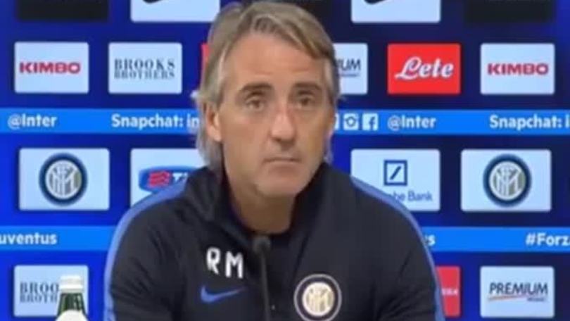 Mancini: "Vittoria sulla Juve darebbe entusiasmo"