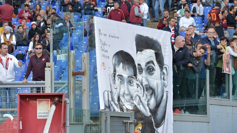 L'Olimpico si commuove nel ricordo di Stefano e Cristian