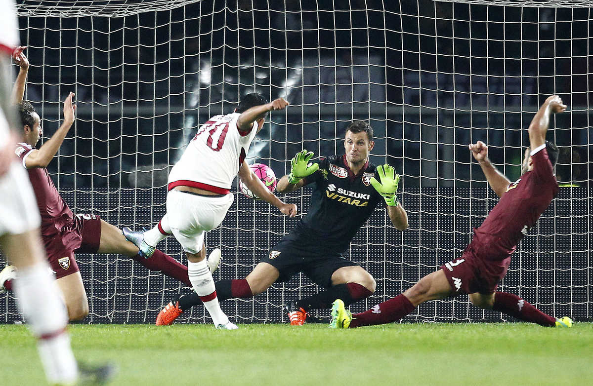 Bacca-Baselli, Torino-Milan finisce 1-1
