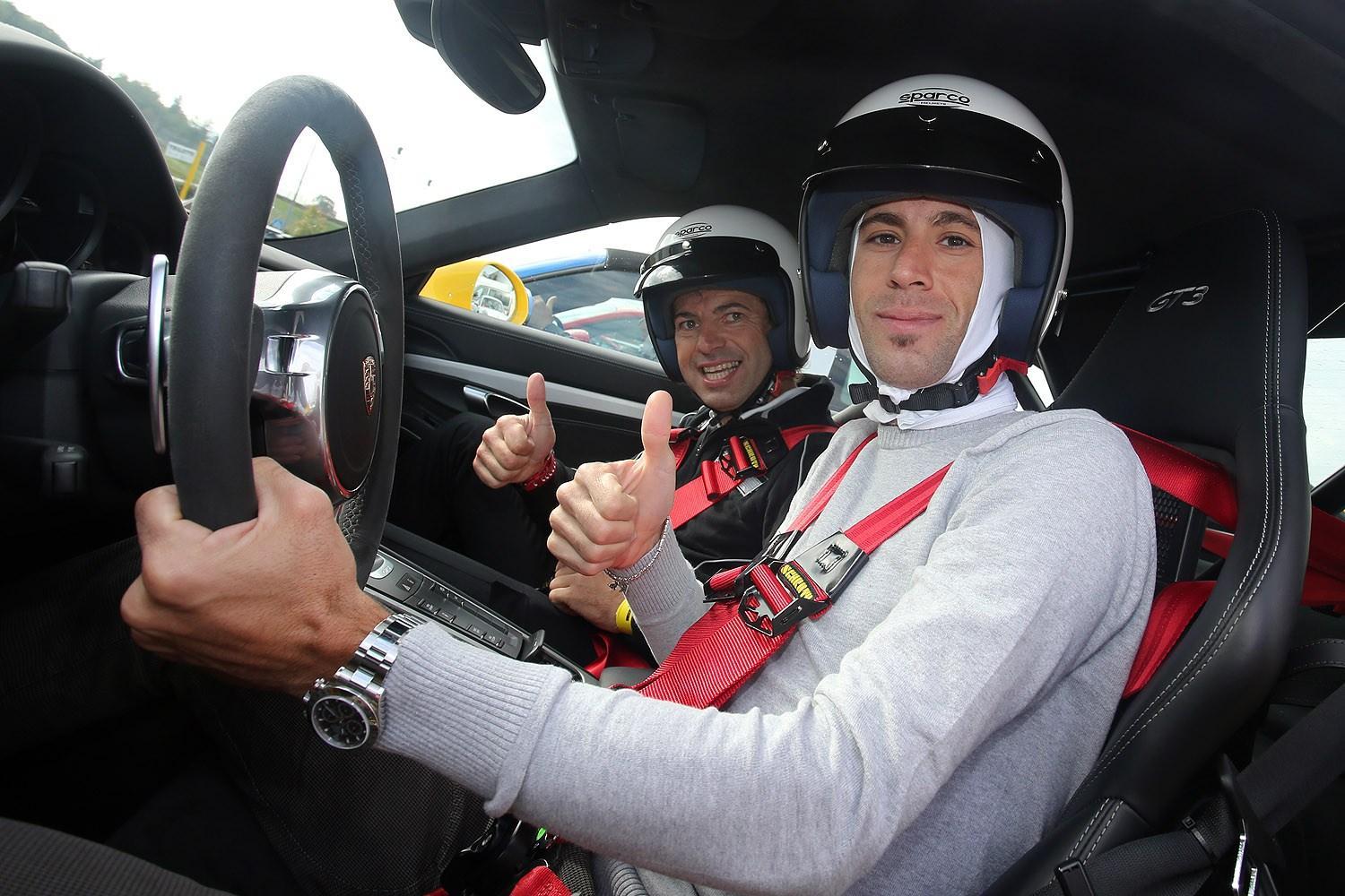 Porsche, Nibali scende in pista su una GT3