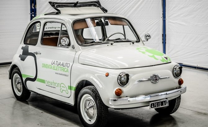 La 500 vintage diventa elettrica