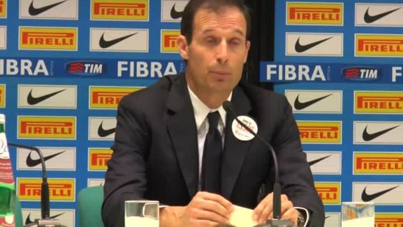 Allegri: "Nel secondo tempo l'Inter non è mai ripartita"