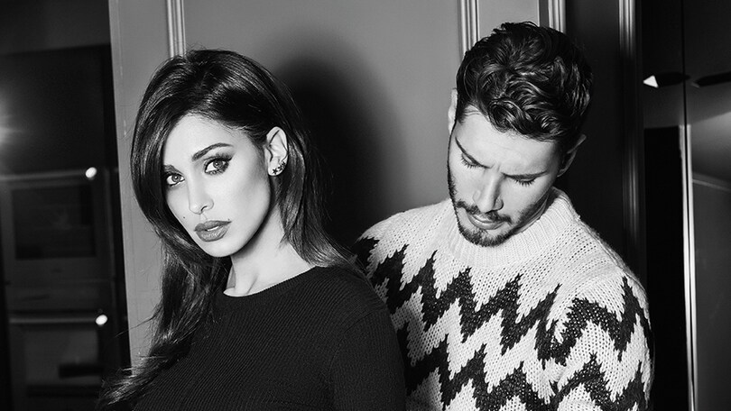 Belen Rodriguez e Stefano De Martino testimonial di Piazza Italia