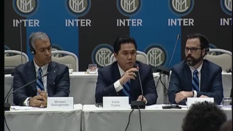 Thohir: "Mercato? Pronti in caso di necessità"
